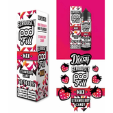 Doozy Seriously Pod Fill Max Strawberry Candy 60ml Salts 30MG Downtown Vapoury